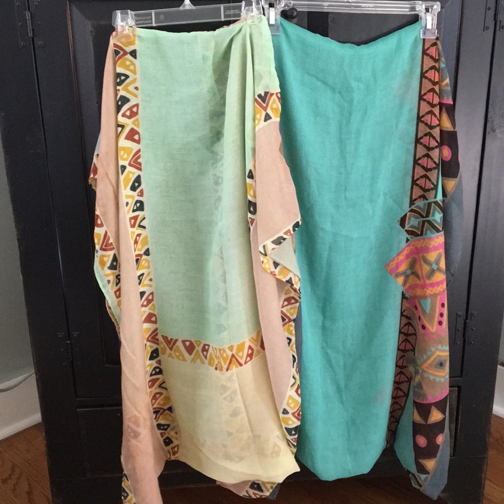 2 luscious infinity scarves.